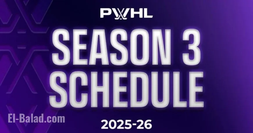PWHL Reveals 2025-26 Season Schedule for Professional Women’s Hockey