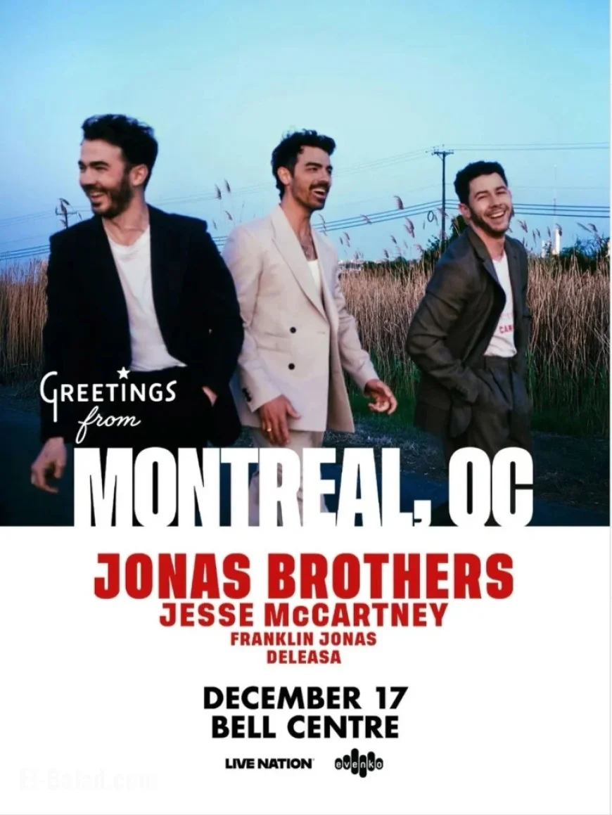 Jonas Brothers Celebrate 20th Anniversary Tour with Montreal Stop