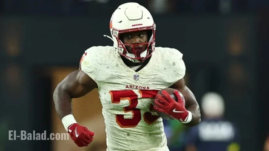 Cardinals’ RB Trey Benson sidelined with knee injury, out four games