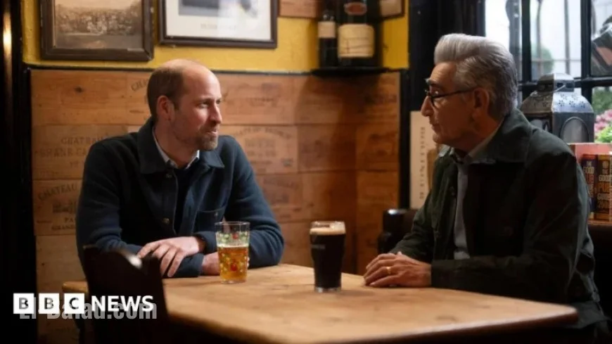 Prince William Enjoys Pint with Schitt’s Creek’s Eugene Levy
