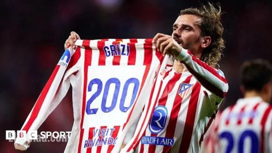 Griezmann Shines as Atletico Madrid Crushes Eintracht Frankfurt 5-1 in Champions League