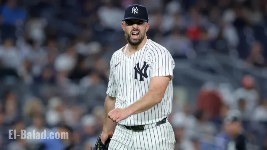 Yankees’ Carlos Rodon’s Wife Anxious Ahead of Red Sox Game 2
