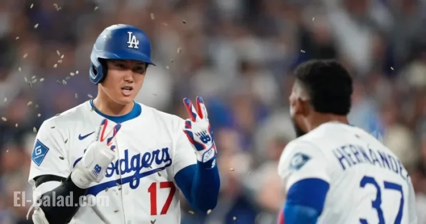 Ohtani, Hernández Propel Dodgers to Victory Over Reds in Series Opener
