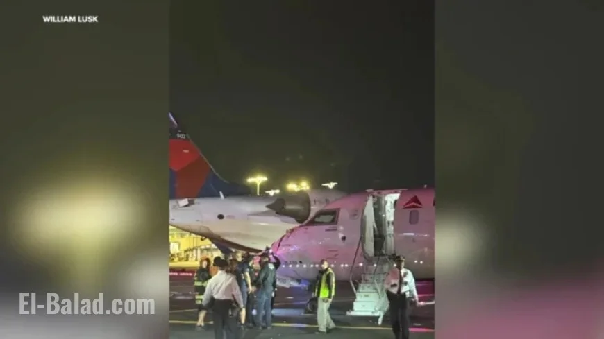 Delta Jets Collide at Low Speeds While Taxiing at LaGuardia Airport