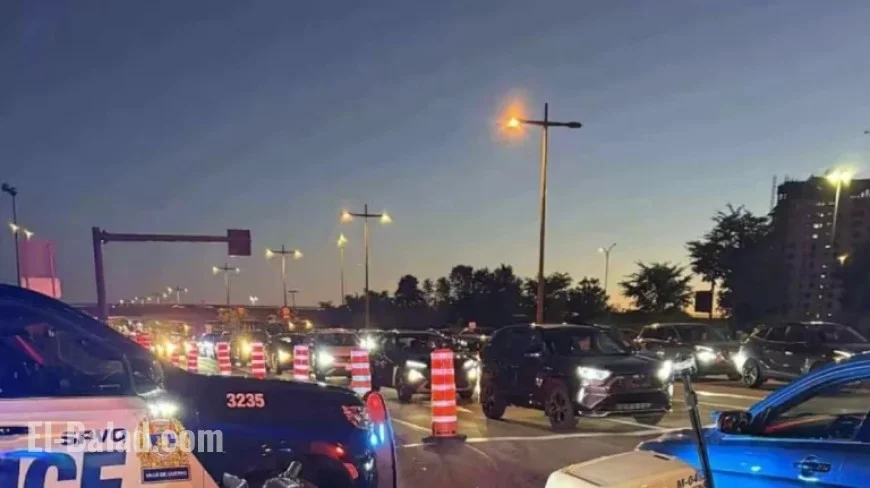 SPVQ Motorcyclist Escorting Near Centre Vidéotron Hit by Car