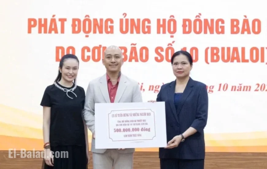 The Fatherland Front received 672 billion VND to support people after storm Bualoi.