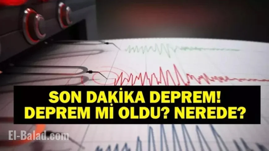 Latest Earthquake Alert: October 2nd Tremor Details from AFAD and Kandilli