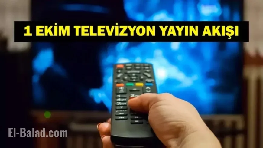 1 Ekim TV Programı: Eşref Rüya ve Diğer Akşam Dizileri