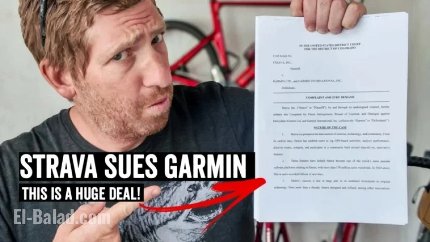 Strava Sues Garmin to Halt Device Sales