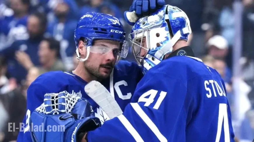 Maple Leafs Start Stolarz, Field NHL Roster Against Red Wings