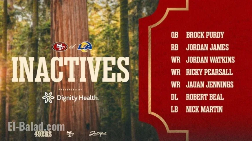 Jones to Start TNF; Pearsall, Jennings Out: Week 5 Inactives #SFvsLAR