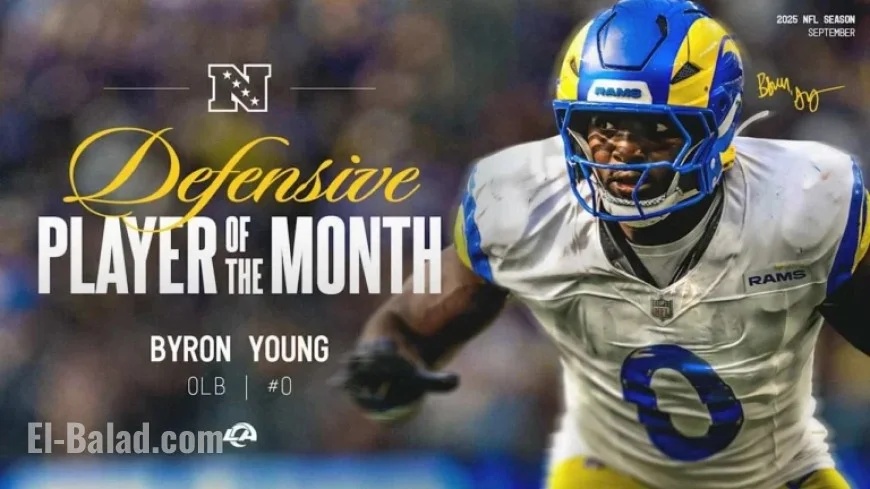 Byron Young Earns NFC Defensive Player of the Month for September
