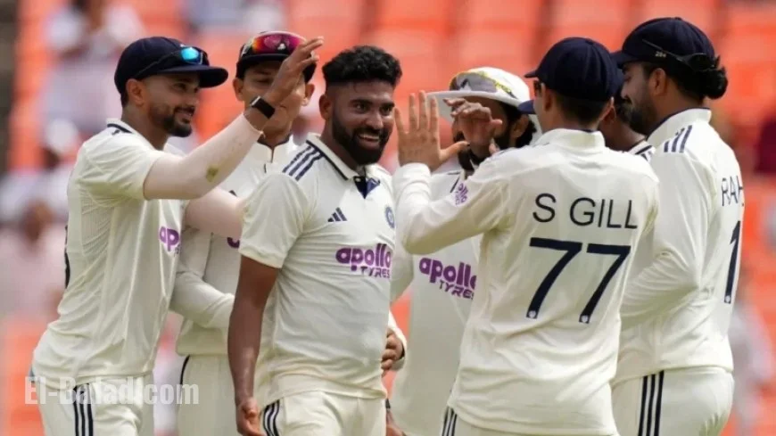 Siraj’s Wobble-Seam Magic Revives Ahmedabad in IND vs WI 1st Test
