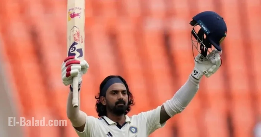 Lokesh Rahul’s Unbeaten Century Dominates India’s 1st Test vs West Indies