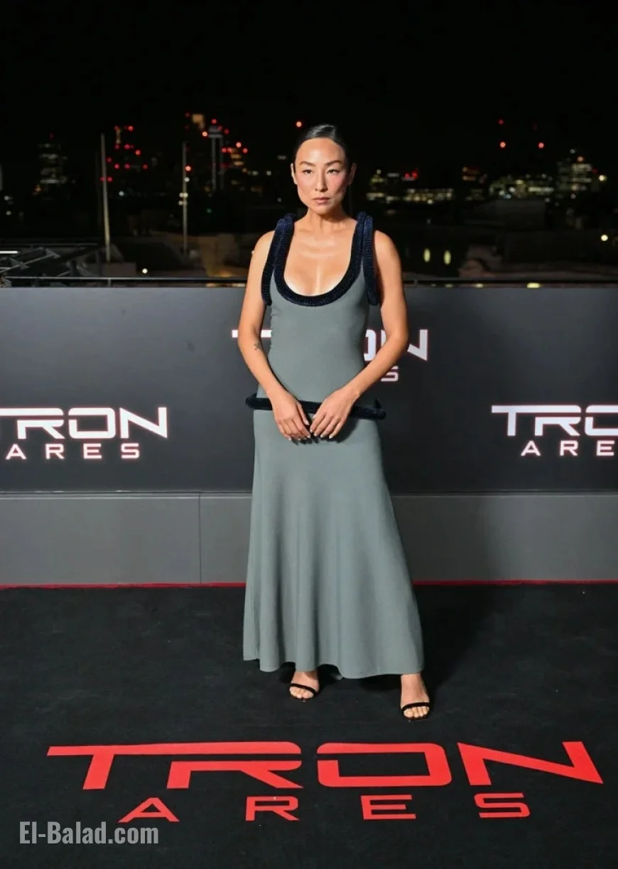 Greta Lee Brings Subtle Edge to Tron: Ares in Berlin and London Press