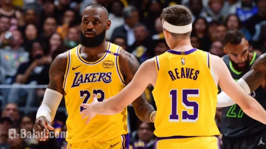 Lakers’ Austin Reaves Jokingly Prevents Grandmother from Confronting LeBron James