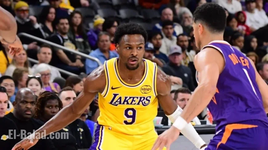 Bronny James Shines in Lakers’ Disappointing Preseason Loss to Suns