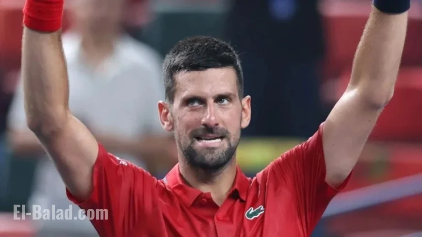 Djokovic Triumphs, Shelton Falls at Shanghai Tournament
