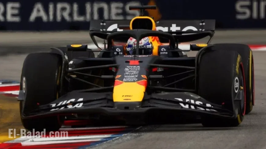Verstappen Leads Final Singapore Practice, Outpaces Piastri and Russell