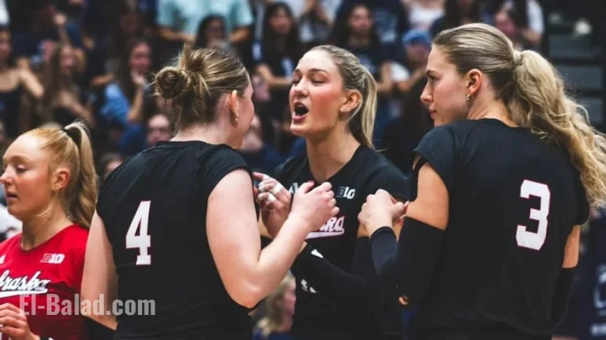 Nebraska Volleyball Sweeps Penn State in Dominant Victory