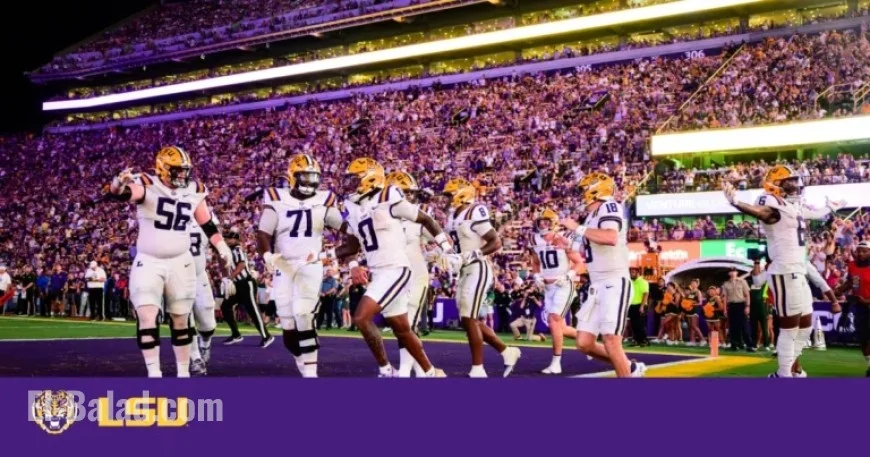 LSU vs. South Carolina Set for Night Kickoff at Tiger Stadium