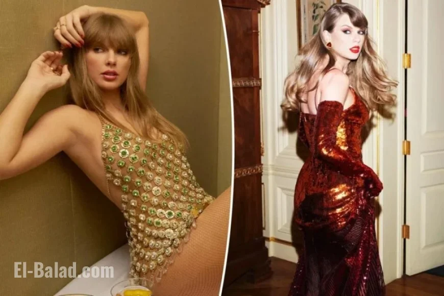 Taylor Swift Dazzles in Sheer Chainmail Dresses for ‘Life of a Showgirl’ Artwork