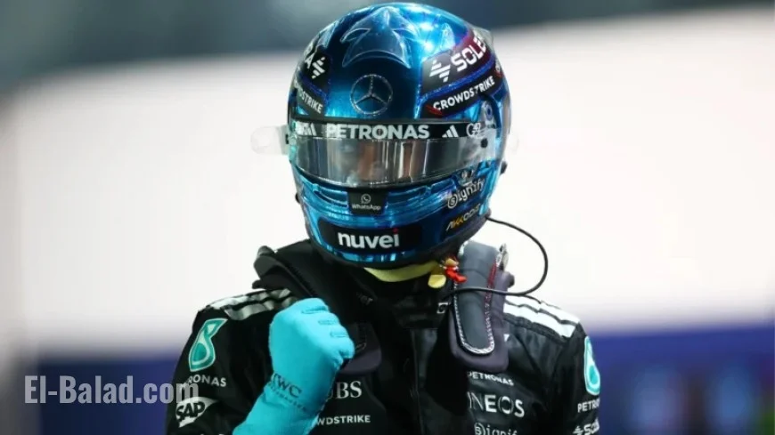 George Russell Clinches Singapore GP Pole, Outpacing Verstappen and Piastri