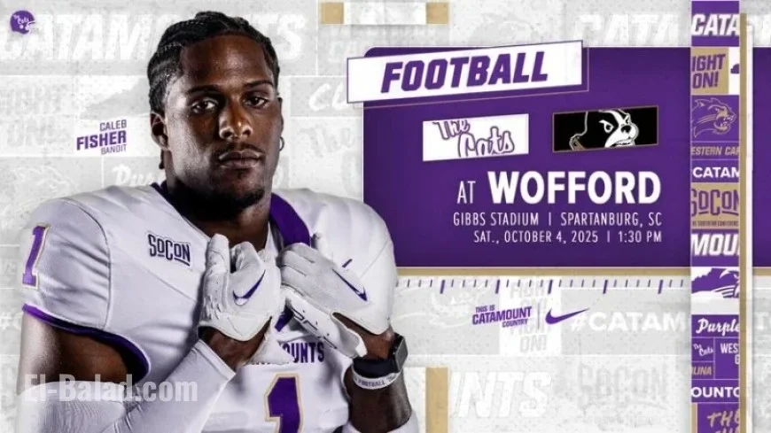 Catamount Football Resumes SoCon Play Saturday Against Wofford