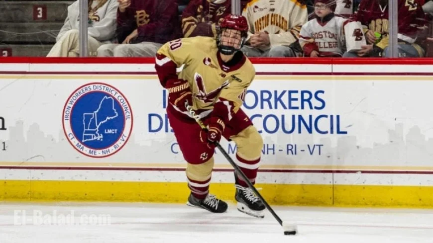 James Hagens, Bruins Prospects Shine in BC Season Opener