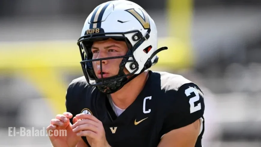 Vanderbilt QB Diego Pavia Secures Lucrative NIL Deal