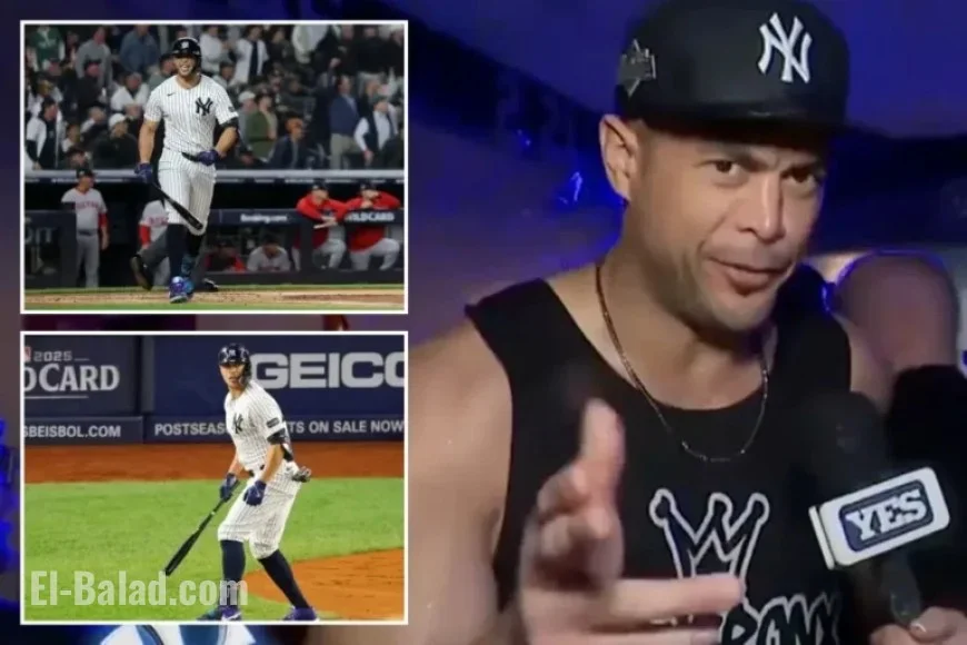 Giancarlo Stanton Apologizes for Mistake Following Yankees’ Wild-Card Victory