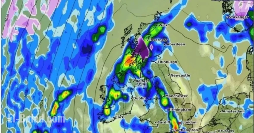 UK Braces for Heavy Snowfall: 5cm Per Hour Expected This Month