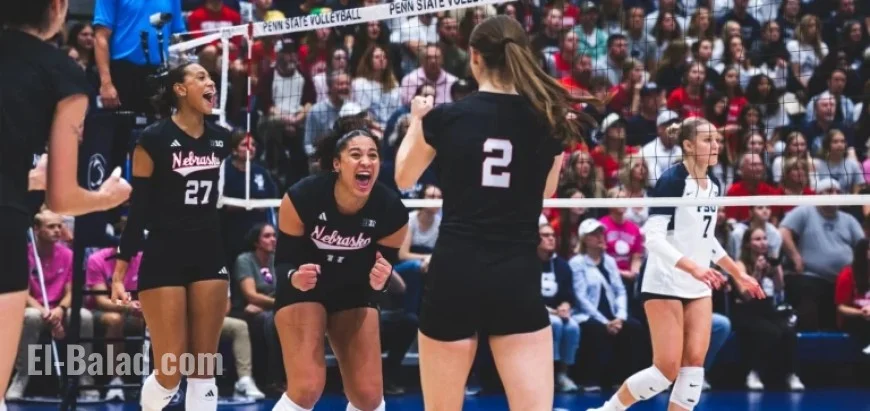Huskers Dominate No. 16 Nittany Lions at Rec Hall