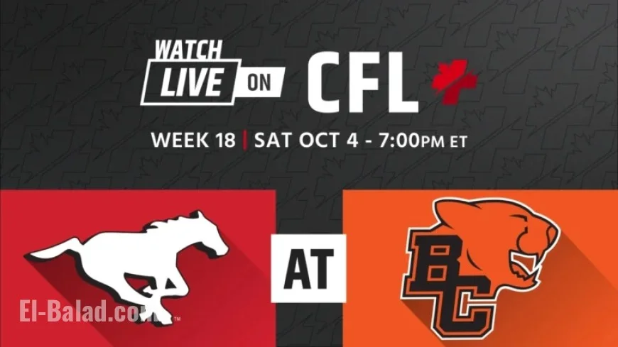 Calgary Stampeders Face BC Lions in Week 18 Showdown