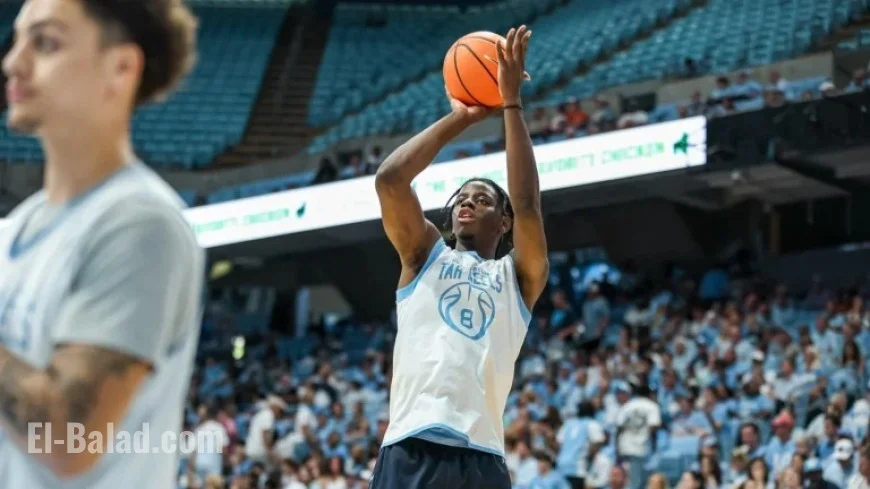 Lucas Analyzes Quick Reactions in UNC Athletics’ Blue-White Game