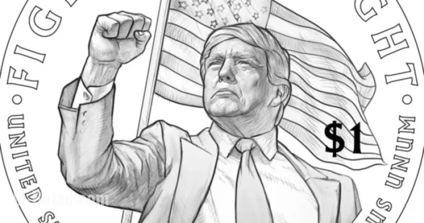 Treasury Highlights New Trump Coin Design
