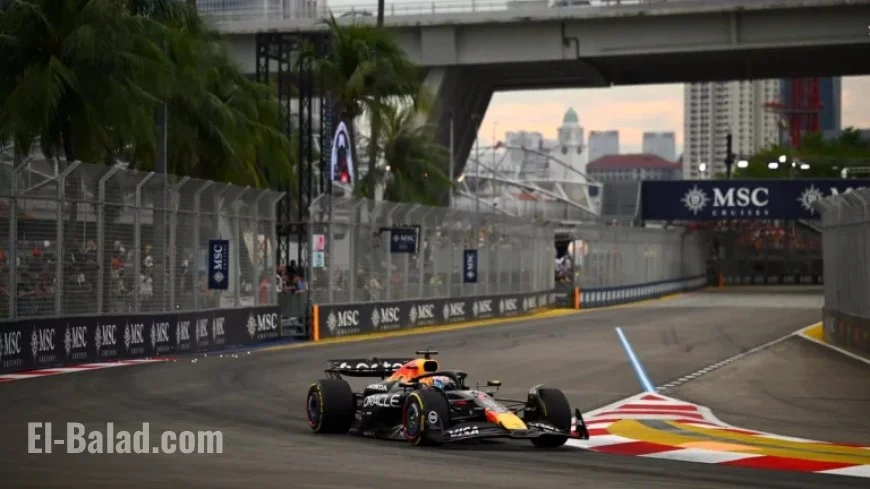Verstappen Leads Piastri in Singapore FP3 Session