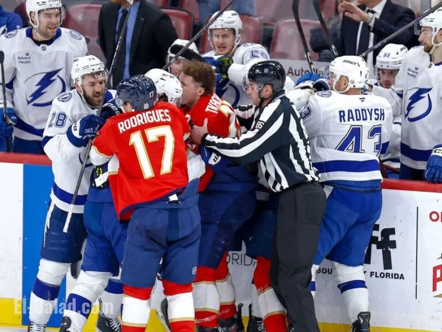 Panthers vs. Lightning: 13 Ejected in Intense Exhibition Match