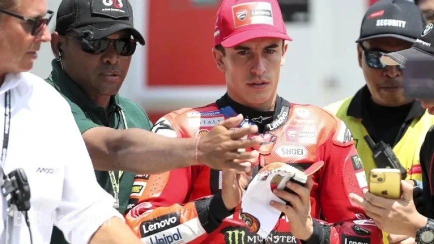 Marquez Faces Injury Concerns After Bezzecchi Clash at Indonesian MotoGP