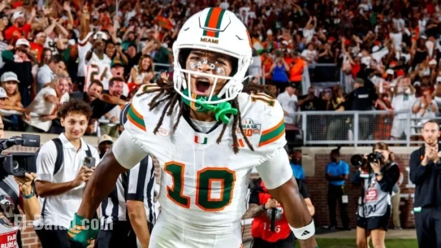 CFP Top 12 Predictions After Week 6: Canes Secure No. 1 Spot
