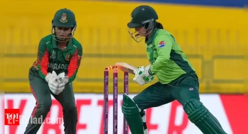 Pakistan Cricket: Nashra Sandhu Loses Wicket in Unusual Fashion – Watch