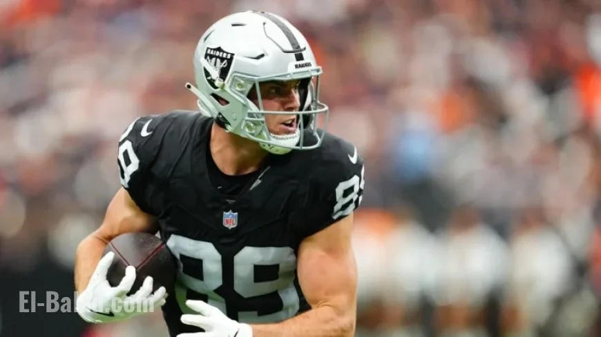 Raiders Anticipate Brock Bowers’ Absence in Game Against Colts Today