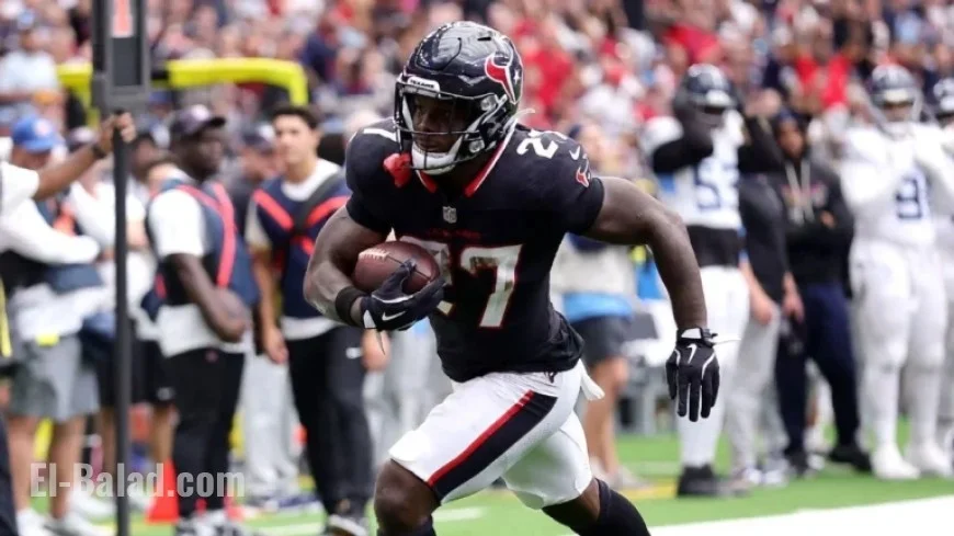 Rookie RB Woody Marks Shines Brightly for the Texans