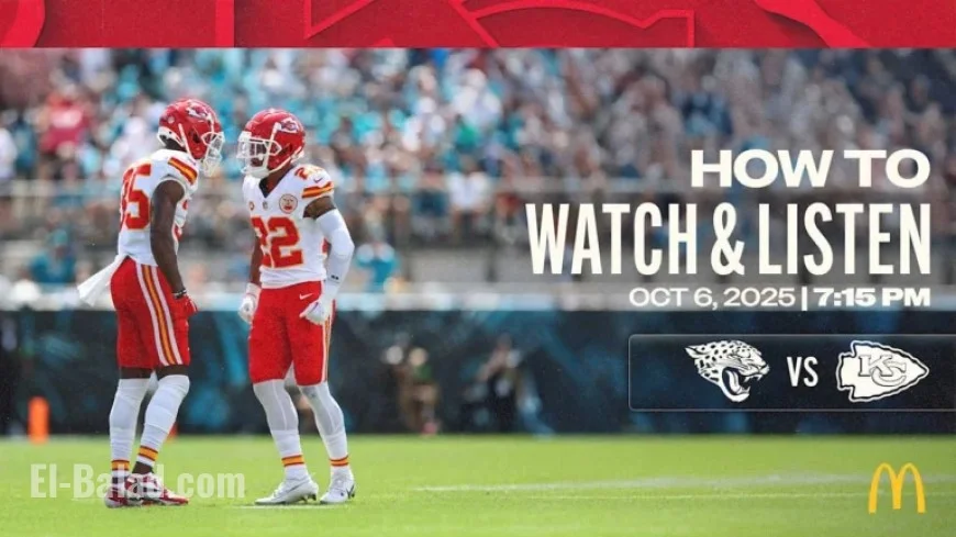 Chiefs vs. Jaguars: How to Watch and Listen in Week 5