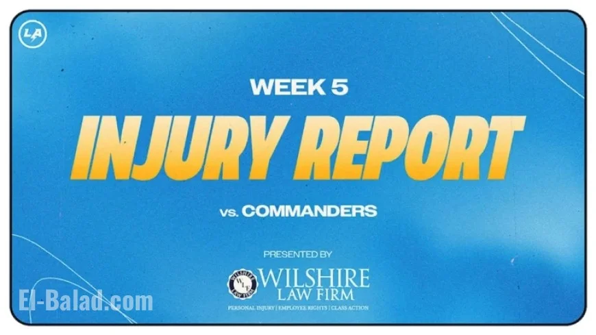 Chargers vs. Commanders: Becton and Dissly Among Three Questionable for Week 5