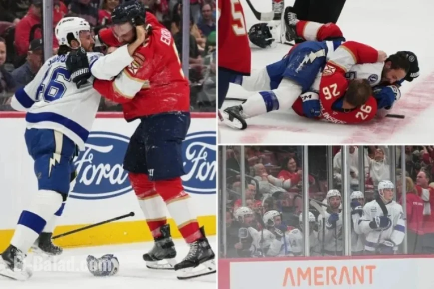 Panthers-Lightning Preseason Clash Erupts with 65 Penalties