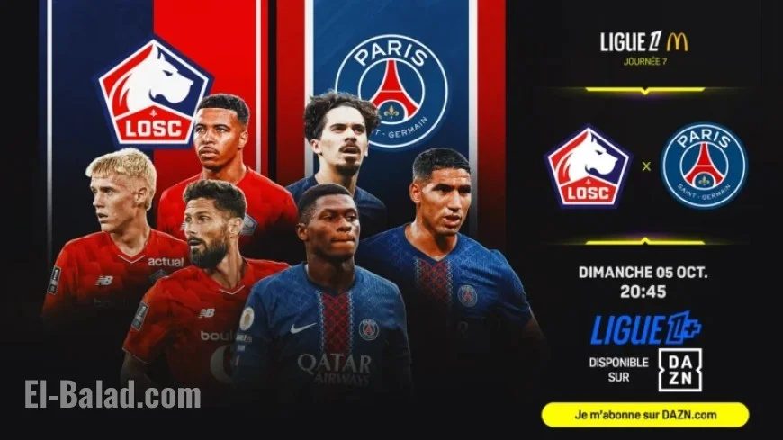 Watch LOSC vs. Paris Saint-Germain: Date, Time, and Streaming on DAZN