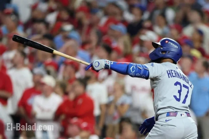 Dodgers, Teoscar Hernández Stun Phillies to Win NLDS Game 1