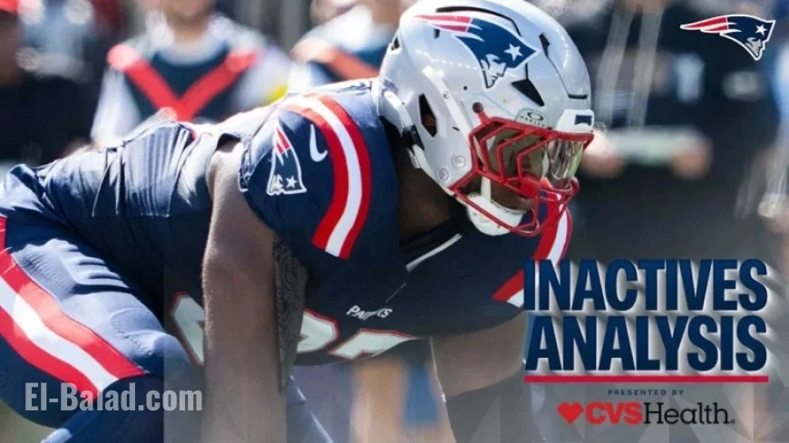 Patriots’ Williams, Davis III Confirmed Active for Sunday Game Against Bills