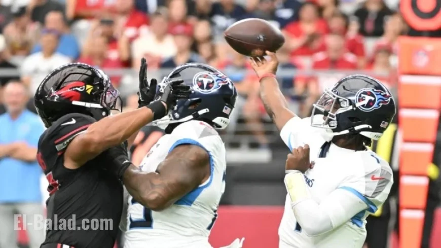 Titans Narrow Cardinals’ Lead to 21-12 Following Emari Demercado Mistake